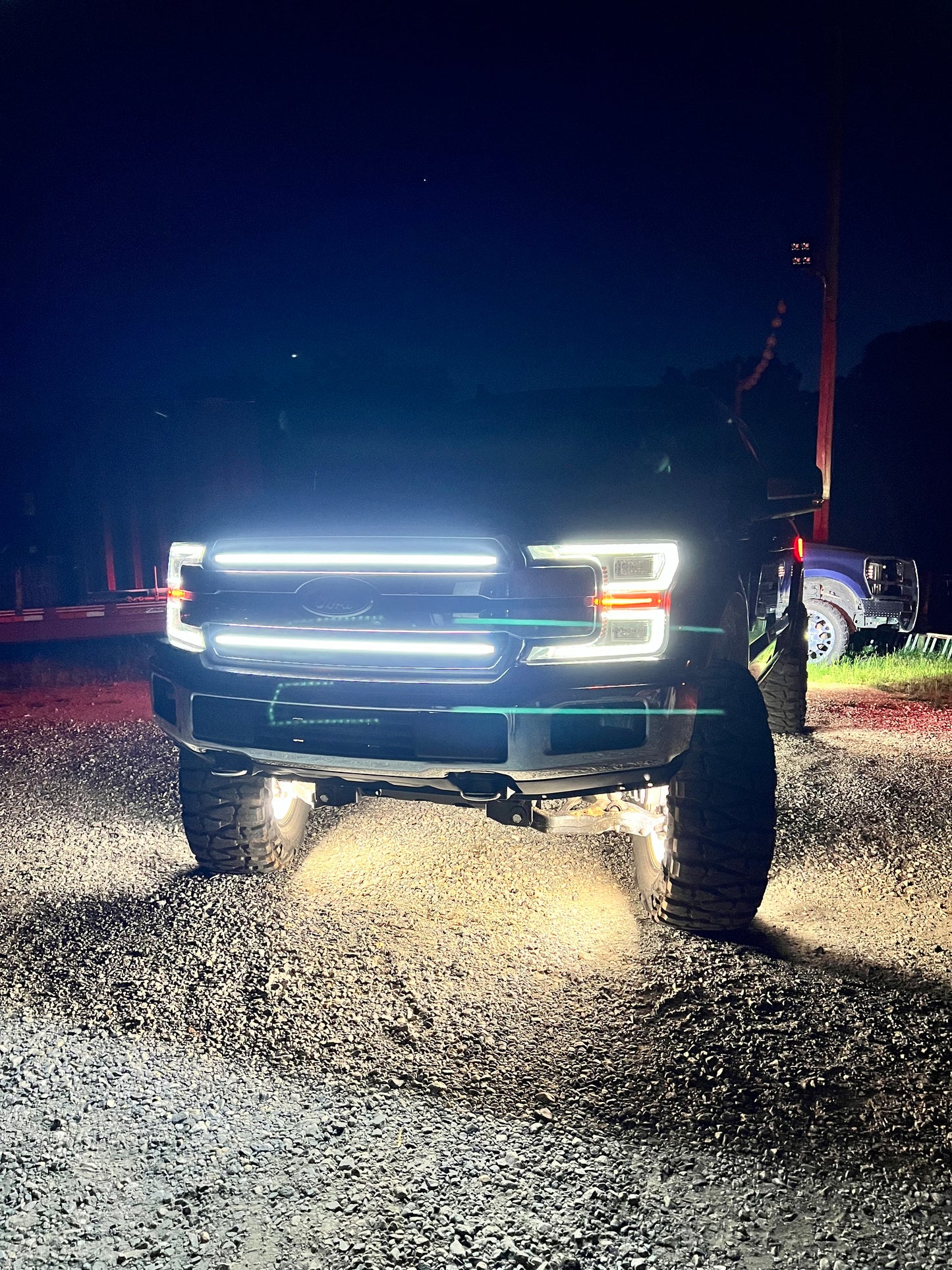 2018-2020 F150 King Ranch/Lariat/Limited Metal Bolt-on Sequential Switchback Grill Bars