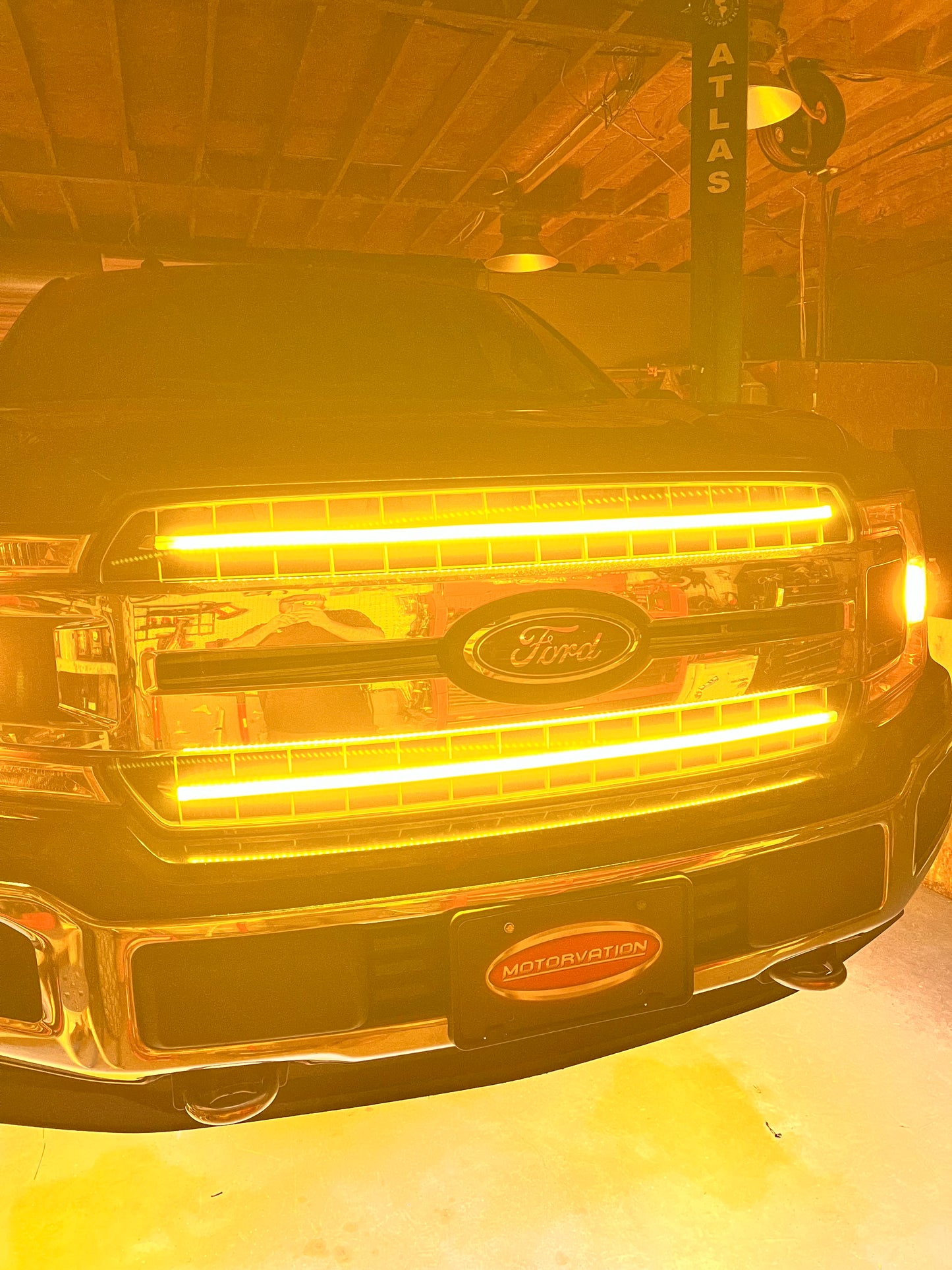 2018-2020 F150 XLT Sequential Switchback Grill Strips