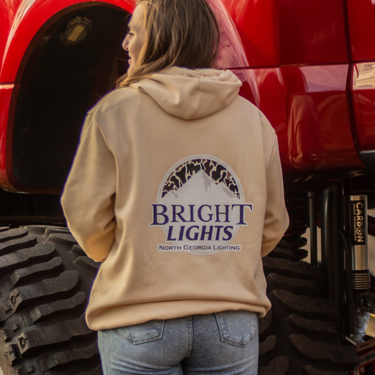 Old School Duck Camo 'Bright Lights' Hoodie
