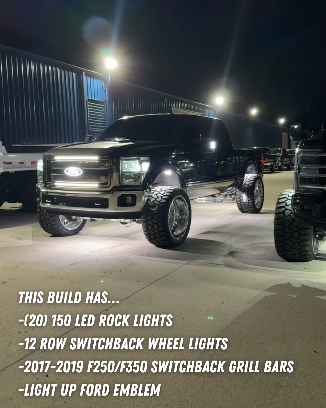 2017-2019 F250 & F350 Sequential Switchback Grill Bars