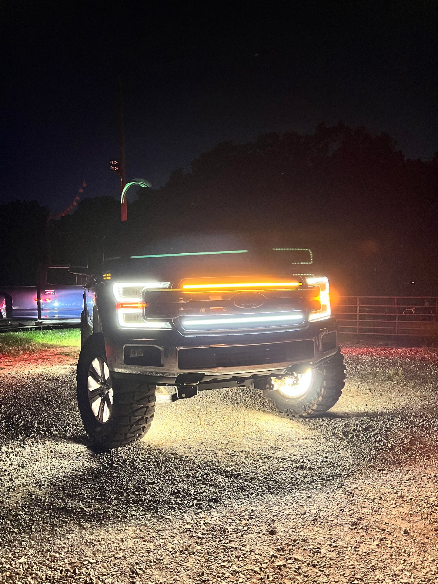 2018-2020 F150 King Ranch/Lariat/Limited Metal Bolt-on Sequential Switchback Grill Bars