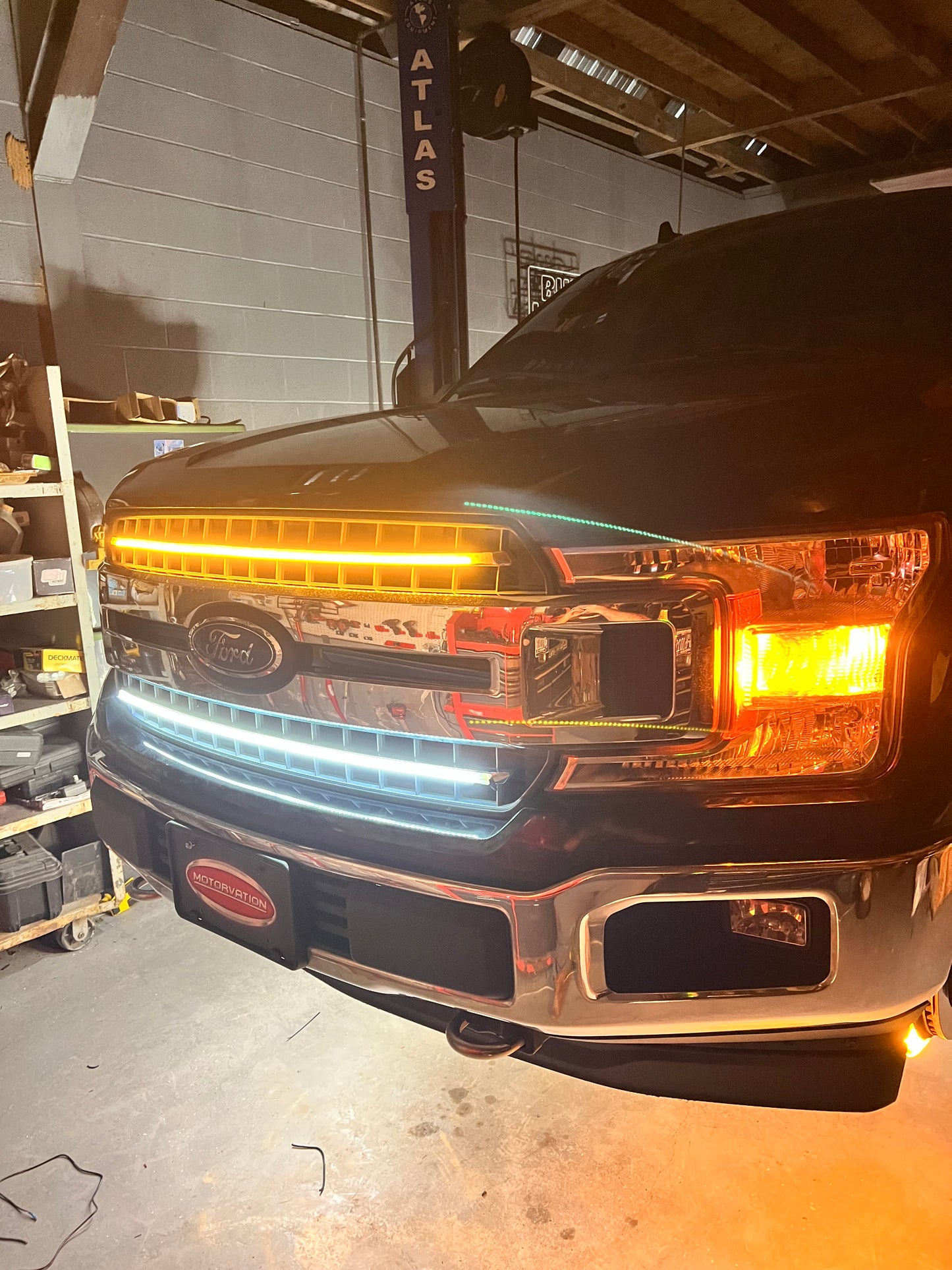 2018-2020 F150 XLT Sequential Switchback Grill Strips